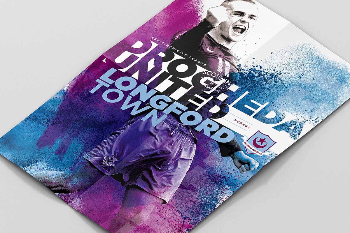 Drogheda United Match Poster Design