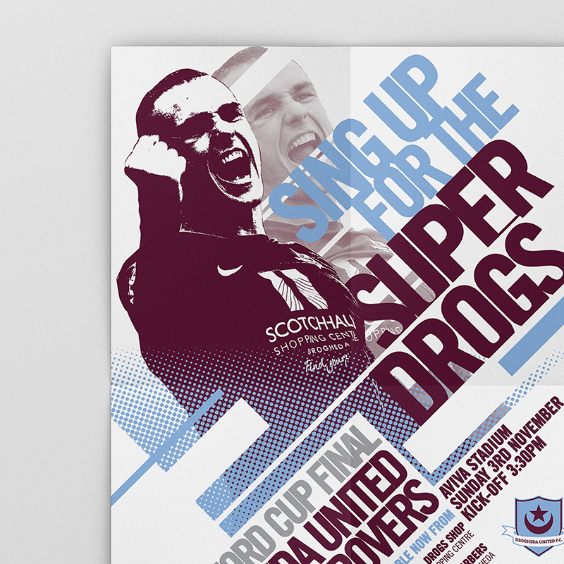 Drogheda United v Sligo Rovers Cup Final Poster