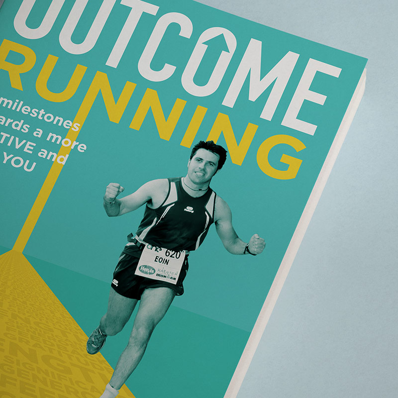 Outcome Running Book Cover Design