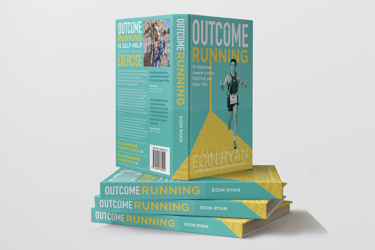 Outcome Running Book Cover Design