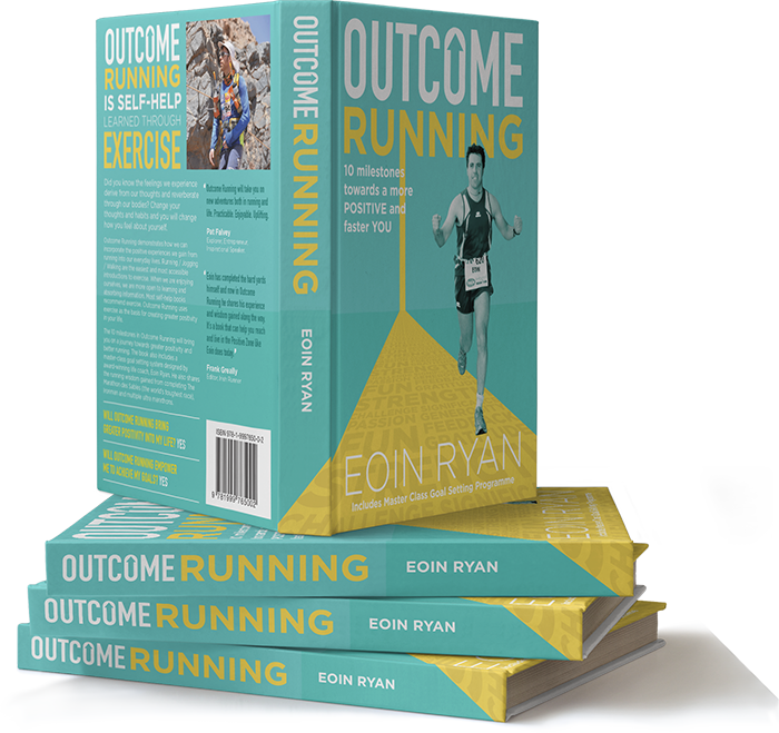 Outcome Running Book Cover Design