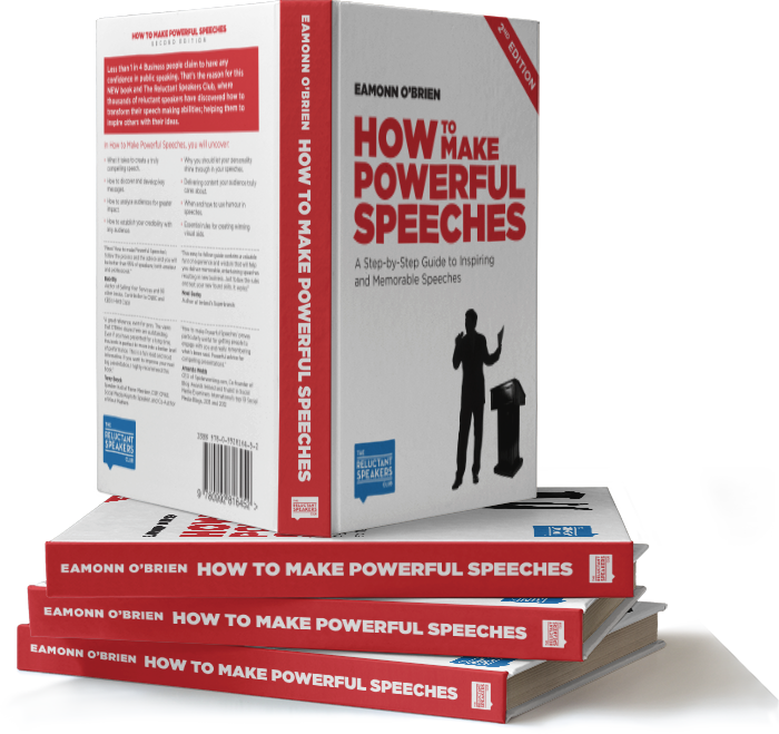 How to Make Powerful Speeches Book Cover Design